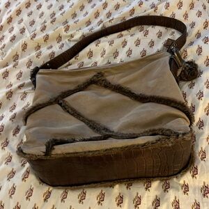 Franco Sarto Faux leather and suede like bag almost like a UGG bag